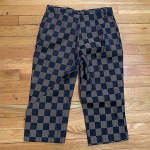 Authentic Fendi cropped logo pants size 28